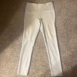 Outdoor voices 3/4 oatmeal / light gray leggings